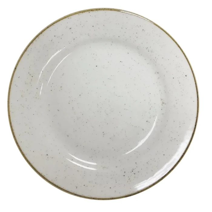 45374202-1 Plato Pando Ala 31.6 Cm Artisan Beige - Vajillas Corona - Imagen 1