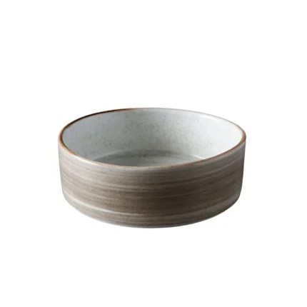 Plato Hondo 533.9Cc Rustic Artisan Gris Pa1607993112