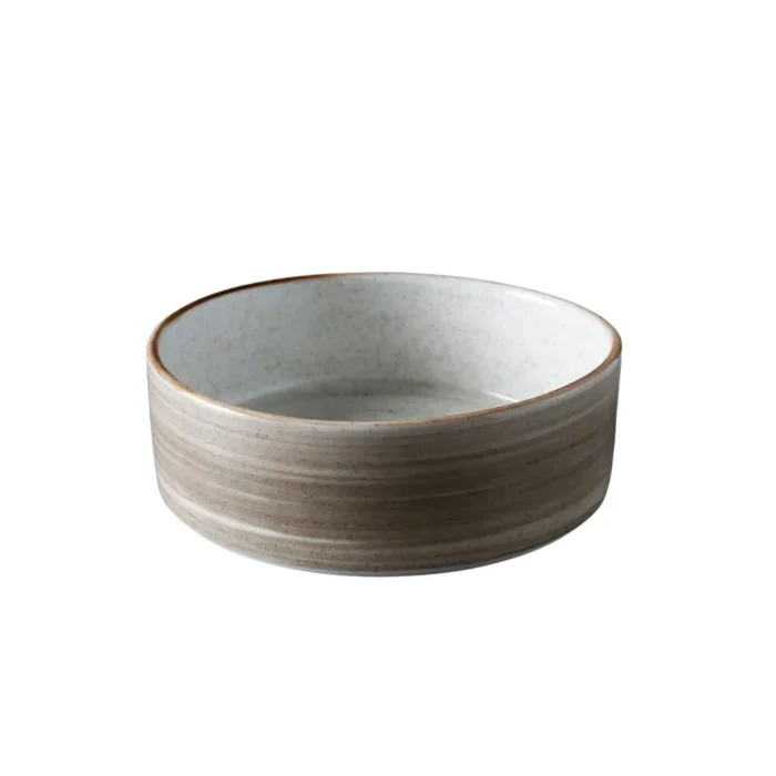 45376311-1 Plato Hondo 533.9Cc Rustic Artisan Gris Pa1607993112 - Imagen 1