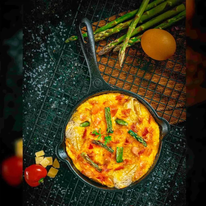 Sartén Hierro Fundido 20 cm (8") Esmaltado - Imagen 4