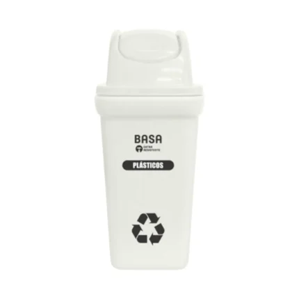 Papel. Bodeguita Ahorra Espacio Blanco (Plasticos) 35 Lt Ecobasa (8218)