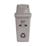 Papel. Bodeguita Ahorra Espacio Gris (Vidrio) 35 Lt Ecobasa (8218)