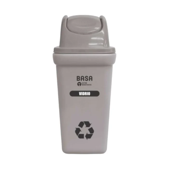 95cfe008-13cc-41f4-b5b6-a65de5b75f08_11zon Papel. Bodeguita Ahorra Espacio Gris (Vidrio) 35 Lt Ecobasa (8218) - Imagen 1