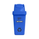 Papel. Bodeguita Ahorra Espacio Azul (Papel & Carton) 35 Lt Ecobasa (8218)