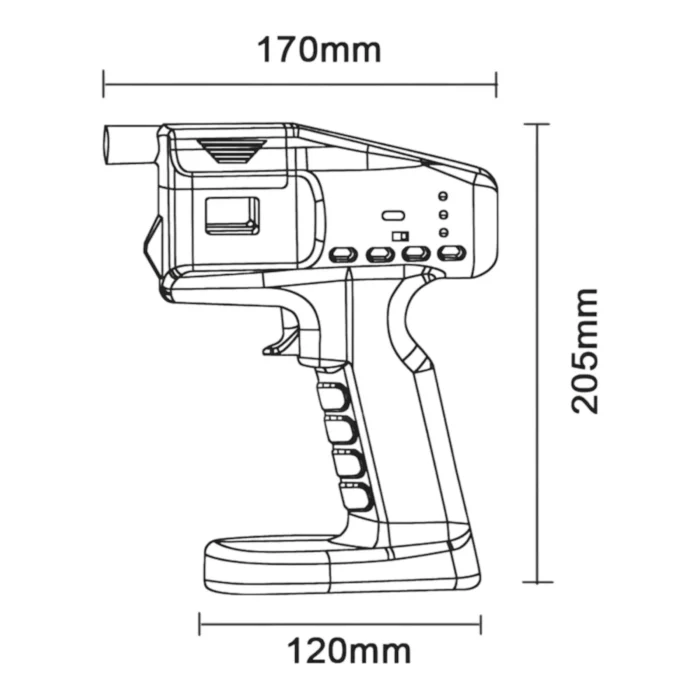 Pistola de Humo P/Infusor De Cóctel - Imagen 3