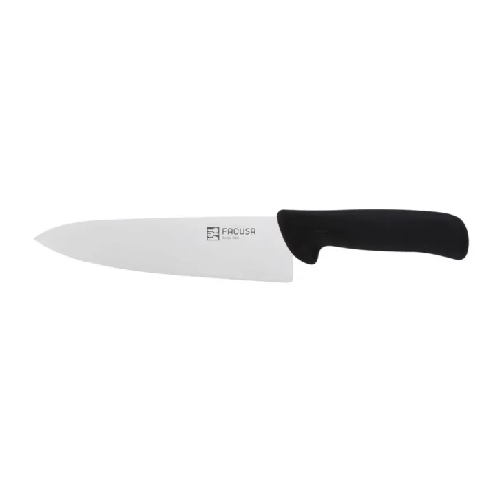 10059984 Cuchillo Superfilo Cocina 8M/Negro - Facusa - Imagen 1
