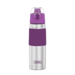 Botella Hidratante 530Ml Con Grip Morado