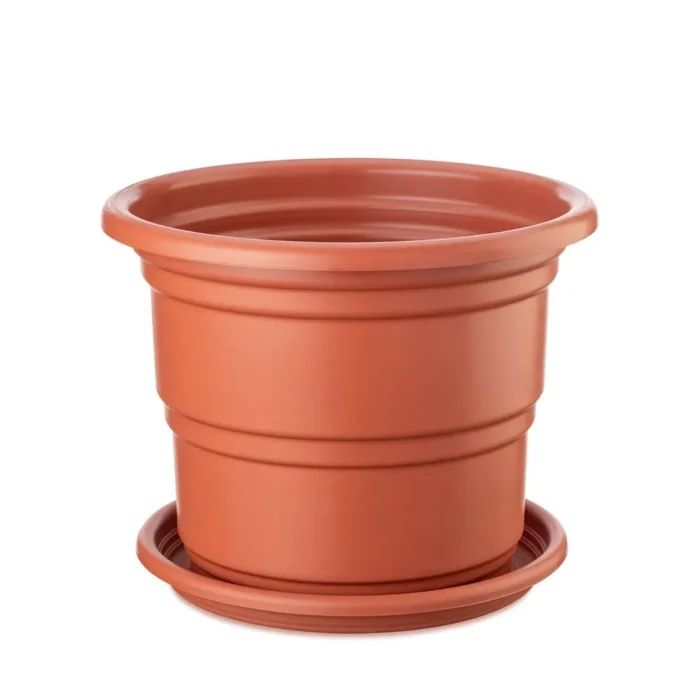 70108007-1 Maceta Roble # 1 C/Base - ReyPlast - Imagen 1