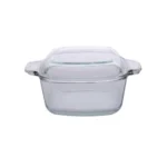 Cacerola Cuadrada 1.5 Lt C/Tapa Vidrio # Hsac150F