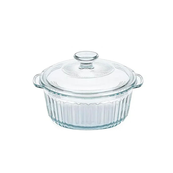90032147-1 Cacerola Redonda de vidrio borosilicato 1.6L - Imagen 1