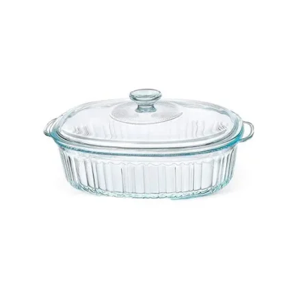 Cacerola Ovalada de vidrio borosilicato 1.8L
