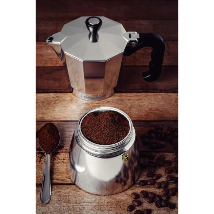 Cafetera Espresso Italiana Gris 320Ml Tramontina - Imagen 4