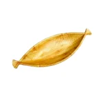 Plato Ovalado c/Punta Madera 13.5" Melamine Rustiko