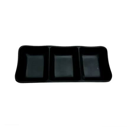 Salsera 19x8.5 cm Melamine 3 Div. Luxe