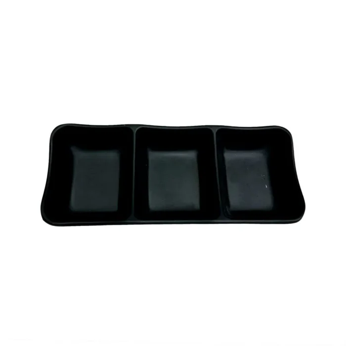 70179034-1 Salsera 19x8.5 cm Melamine 3 Div. Luxe - Imagen 1