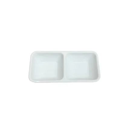 Salsera Cuadr. 2 Div. 15x7 xm Melamine Clarity