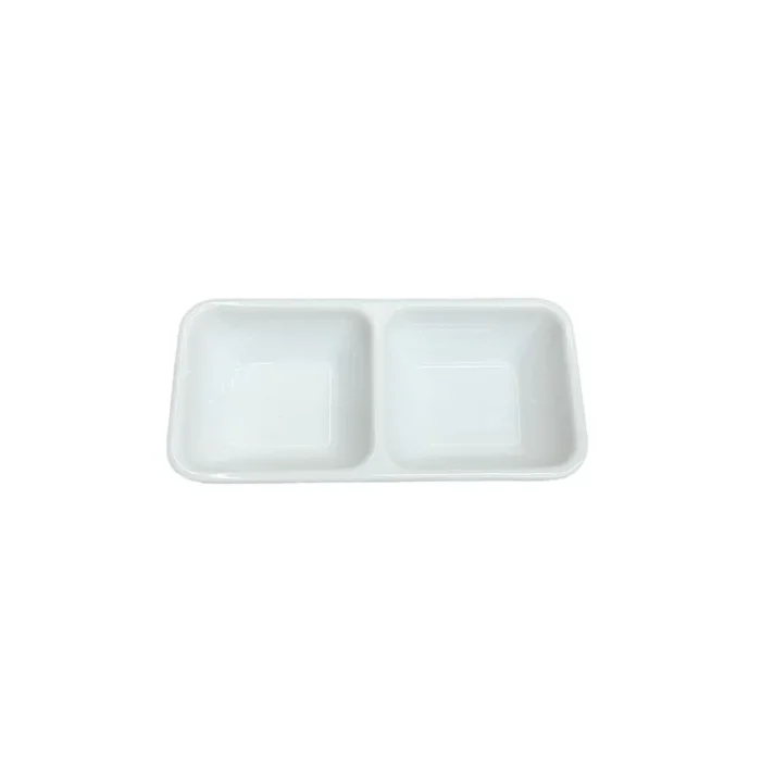 70179037-1 Salsera Cuadr. 2 Div. 15x7 xm Melamine Clarity - Imagen 1