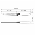 Cuchillo Asado Ipanema X 12 Pzs M/Azul - Imagen 2