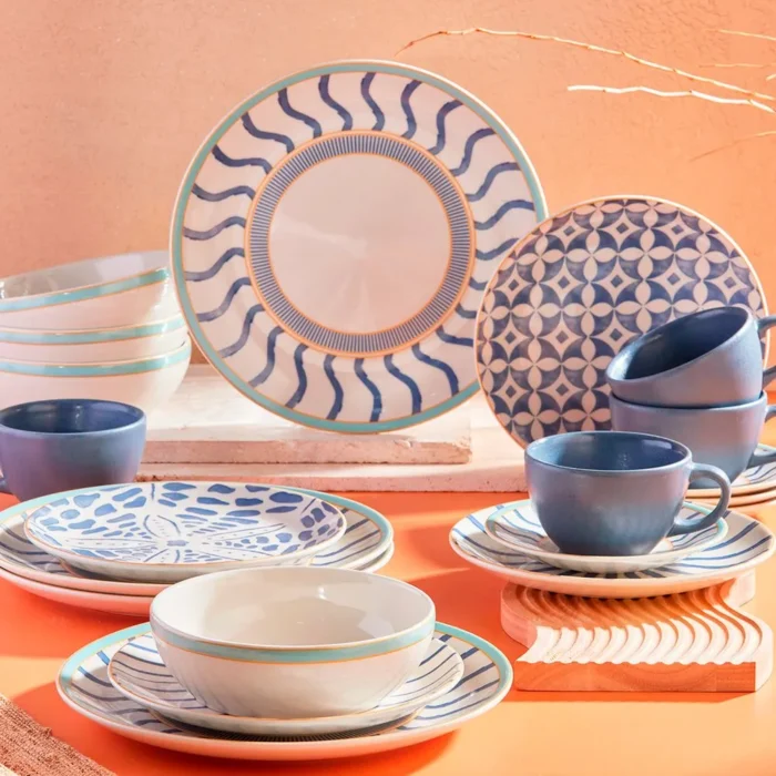 Juego de Vajillas Corona x20 piezas Lisboa Oceano - Imagen 4