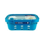 Taper Crystal Glass Rectangular Con Funda Y Válvula 1 L (Color Surtido)