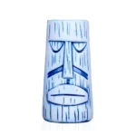 Vaso de cerámica Tiki Statua Celeste 570 ml