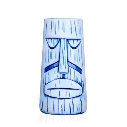 Vaso de cerámica Tiki Statua Celeste 570 ml