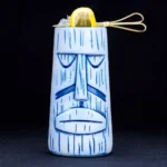Vaso de cerámica Tiki Statua Celeste 570 ml - Imagen 2