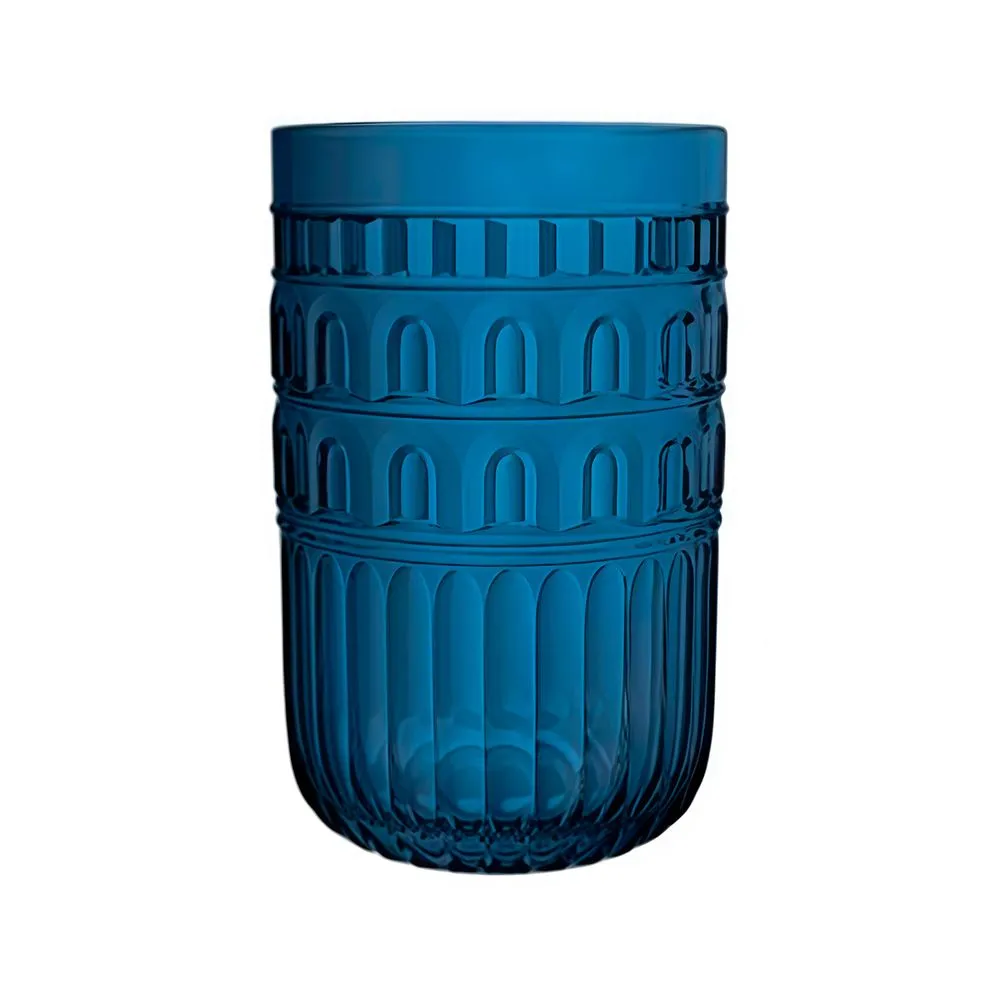 90294062-1 Set de vasos labrados Griego Azul 390 ml x6 piezas - Imagen 1