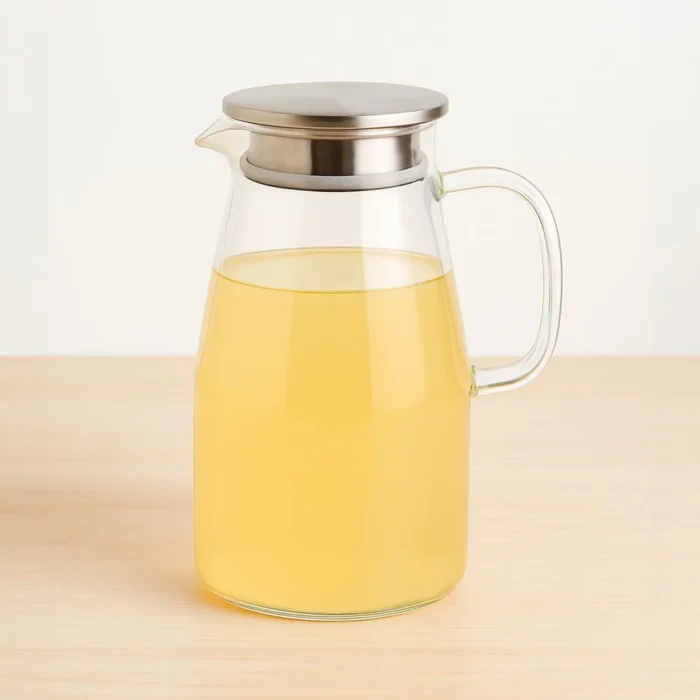 Jarra de vidrio borosilicato con tapa de acero 1.7 Lt. - Imagen 2