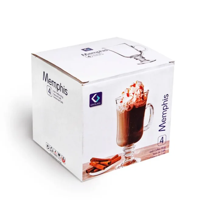 Set de Copa Irish Coffe 240 ml x4 piezas - Imagen 4