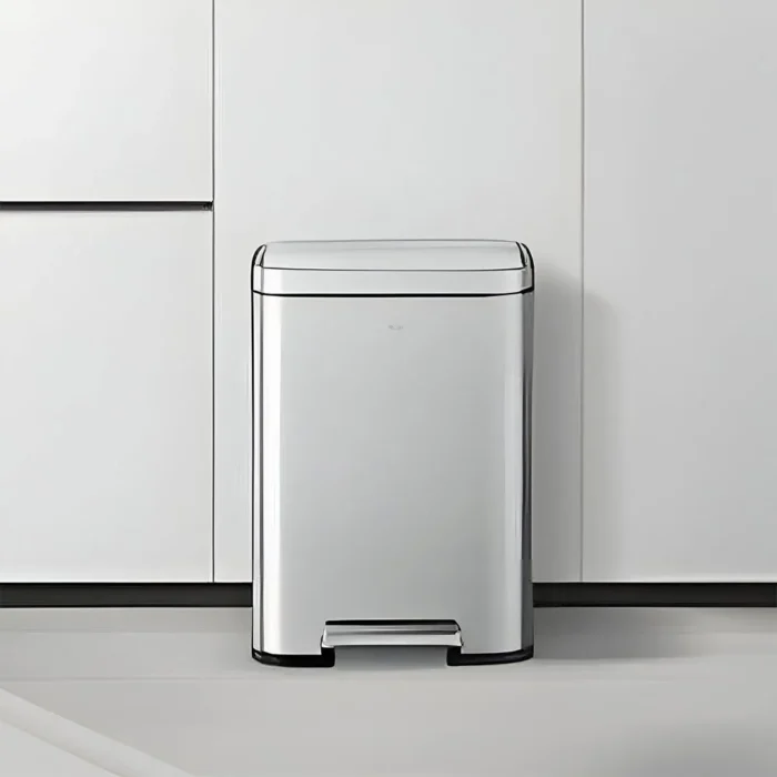 Papelera con pedal de Acero Inoxidable 20L (33.3x42 cm) - Imagen 2