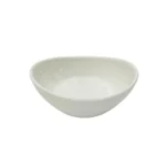 Bowl Curvo de Loza Blanco 4”