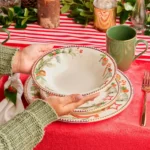Juego de Vajilla Corona Dulce Navidad x16 piezas - Imagen 3