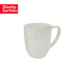 Taza de Loza con relieve 443.60 ml (15 oz) (Diseño Surtido)