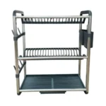 Escurridor de platos doble bandeja de platos de Acero Lulu x3 niveles