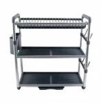 Escurridor de platos doble bandeja lisa de Acero Lulu x3 niveles