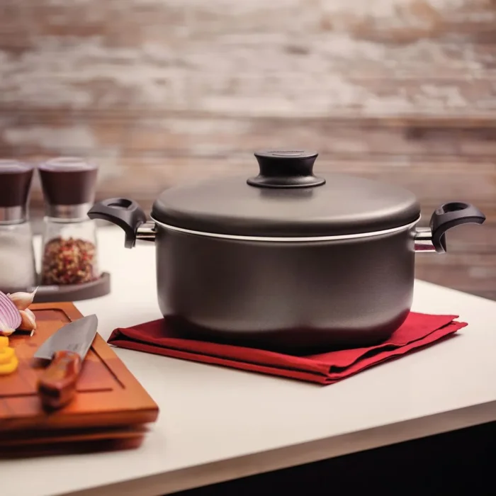 Juego de ollas de Aluminio París Negro x 2 piezas (24 cm|26 cm) - Imagen 2