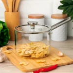 Cacerola de Vidrio Borosilicato Mango de Madera 1.5 L - Imagen 2