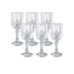 Set de Copas labradas de vidrio Licor 53 ml x6 piezas