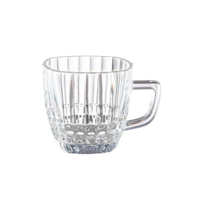 90294049-2 Set de Tazas de vidrio Rayas 265 ml x6 piezas - Imagen 2