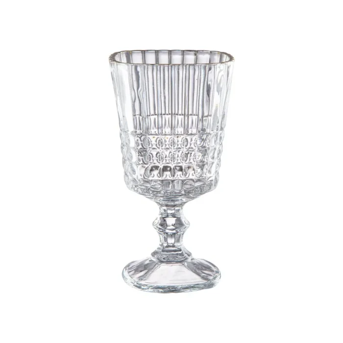 90294060-2 Set de Copas para vino de vidrio Rayas 360 ml x6 piezas - Imagen 2