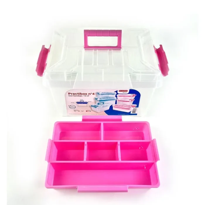 Caja Practibox C/Bandeja N°4 (13.0 Lt) (Color surtido) - Imagen 2