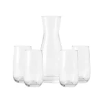 Set de Jarra y Vasos Agua de Vidrio Concept 5 piezas