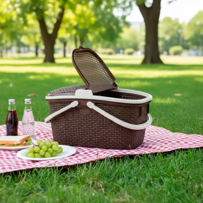 Canasta de Plástico Tavarua Ratan - Imagen 2