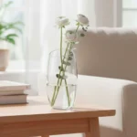 Florero de Vidrio Llano Boca Inclinada Ø 9 cm - Imagen 2