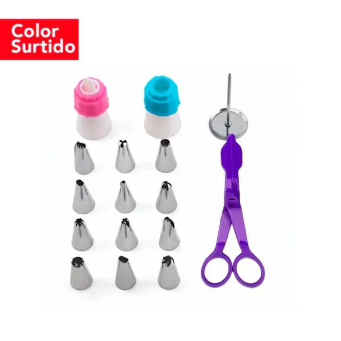 Set Decorador para Torta 16 piezas - Imagen 3
