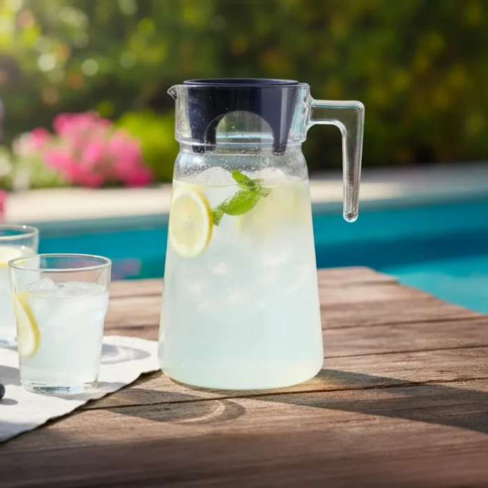 Jarra de Vidrio City con Tapa Azul Oscuro de 2 L - Imagen 2