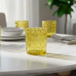 Set de Vasos Bajos de Vidrio Copo Amarillo 330 ml | 11 oz 6 Piezas - Imagen 3