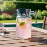 Jarra de Vidrio Luna con Tapa Verde Petroleo de 1.75 L - Imagen 2