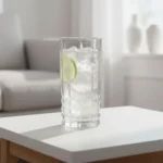 Set de Vasos Altos Labrados de Vidrio Roca 360 ml | 12 oz 6 Piezas - Imagen 2